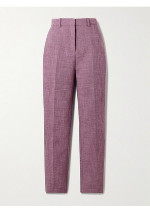 Calvin Klein Collection - Lucia Cotton-blend Skinny Pants - Purple - IT36,IT38,IT40,IT42,IT44