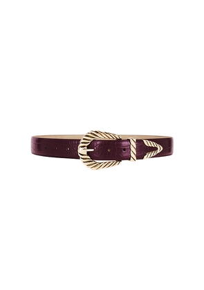 petit moments Modern Rodeo Belt in Burgundy. Size XS-S. Also in M-L.