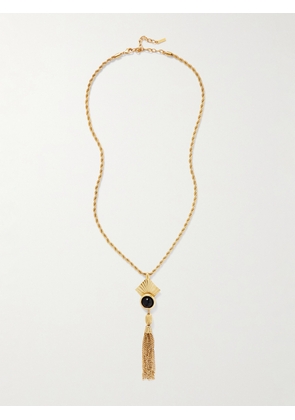 Jennifer Behr - Noreen Tasseled Gold-tone Necklace - One size