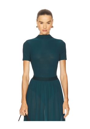 Ronny Kobo Tommy Bodysuit in Teal. Size S. Also in L, M.