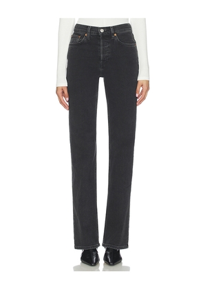 RE/DONE 70's Bootcut Jeans in Black. Size 23. Also in 28, 31, 32.