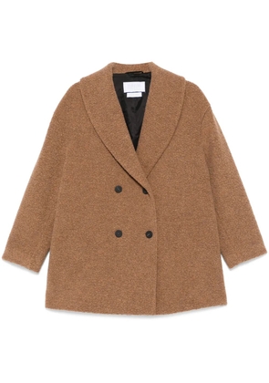 Harris Wharf London bouclé coat - Brown