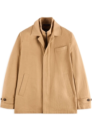 Fay button-up jacket - Neutrals