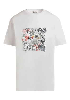Bally collage-print T-shirt - White