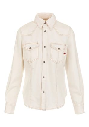 Diesel De-Waves chest-pocket shirt - Neutrals