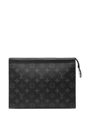 Louis Vuitton Pre-Owned 2021-2025 Monogram Eclipse Pochette Voyage MM clutch bag - Black
