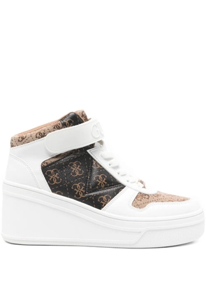 GUESS USA Rubeka 4G platform sneakers - White