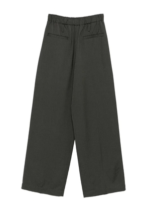 Tela striped -pattern trousers - Grey