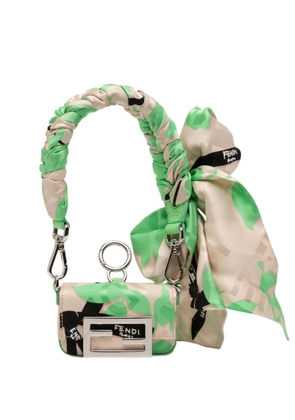 Fendi Pre-Owned 2010-2025 Nano Satin Charm Baguette shoulder bag - Brown