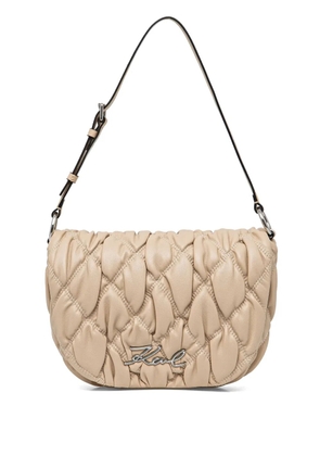 Karl Lagerfeld K/Signature Kuilt shoulder bag - Neutrals