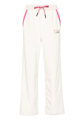 Moncler Grenoble logo-appliqué drawstring-waist track pants - Neutrals