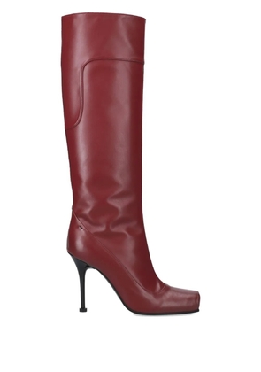 Premiata square toe heel boots - Red