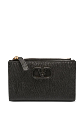 Valentino Garavani Pre-Owned 2021-2025 Leather VLogo Bifold Wallet small wallets - Black