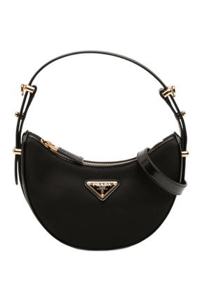 Prada Pre-Owned 2013-2025 Small Re Nylon and Leather Arque satchel - Black