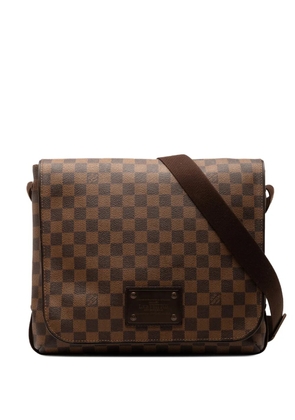 Louis Vuitton Pre-Owned 2011 Damier Ebene Brooklyn MM crossbody bag - Brown