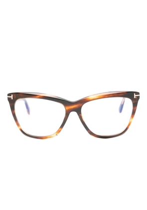 TOM FORD Eyewear cat-eye glasses - Brown