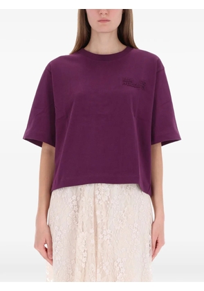 Baum Und Pferdgarten logo-detail cotton T-shirt - Purple