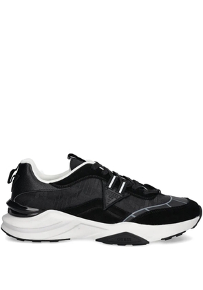 GUESS USA lace-up panelled sneakers - Black