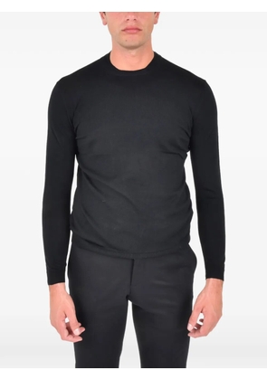 FRANZESE COLLECTION ribbed crew-neck sweater - Black