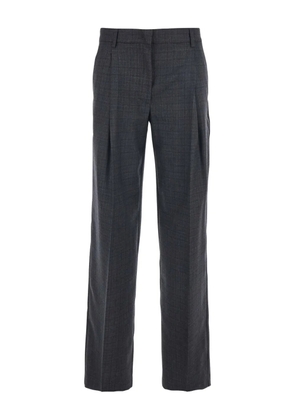 Grifoni checked trousers - Grey