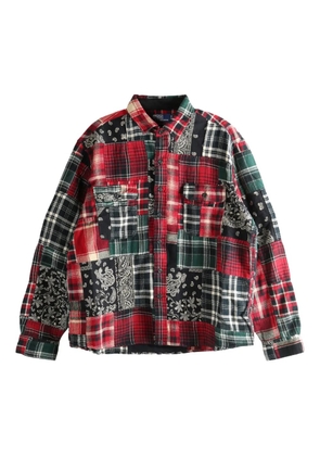 Polo Ralph Lauren patchwork checked shirt - Red
