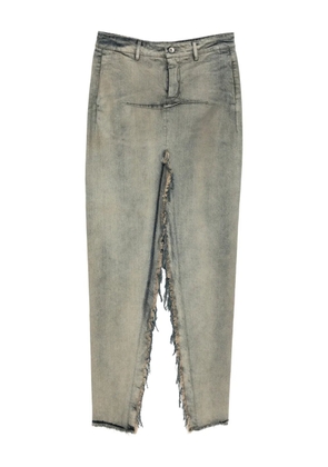 Rick Owens Sliced denim skirt - Blue