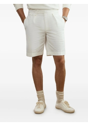Ralph Lauren Purple Label pleated-detail chino short - White