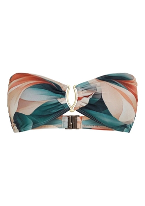 Lygia & Nanny Mika printed bikini top - Green