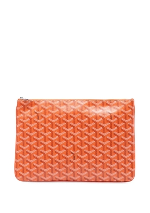 Goyard Pre-Owned 2017 Goyardine Senat MM clutch bag - Orange