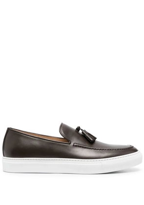 Scarosso Amadeo leather sneakers - Brown