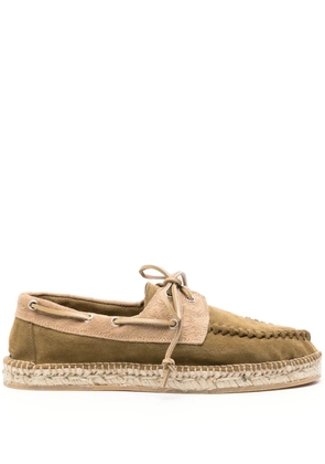 Scarosso Kai suede espadrilles - Green