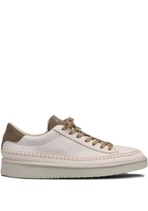 PANCHIC stitched-detail lace-up sneakers - White