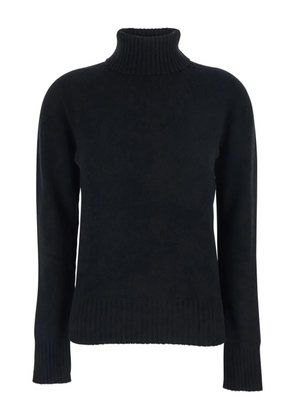 Grifoni turtleneck ribbed sweater - Black