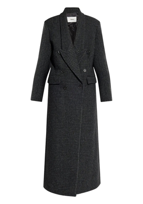 Coperni check-pattern coat - Black
