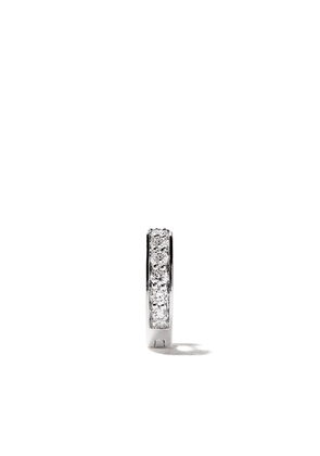 ALINKA 18kt white gold IRINA diamond huggie earring - Silver