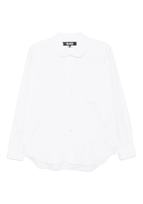 Black Comme Des Garçons Peter Pan collared shirt - White