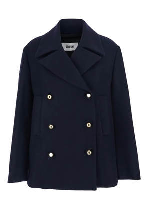 Grifoni double-breasted wool jacket - Blue
