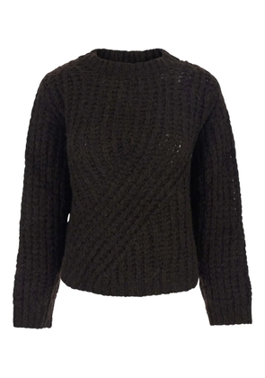 Merci Maglia textured knit Knitwear - Brown