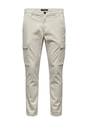 40 WEFT cargo-pockets straight-leg trousers - Neutrals