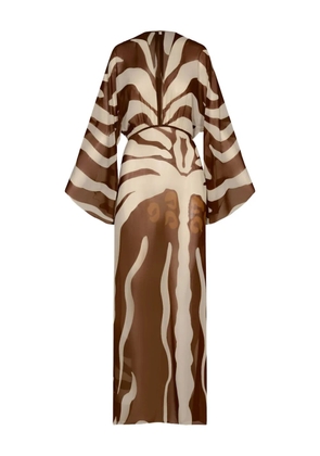 Johanna Ortiz Spiritual Healers maxi dress - Brown