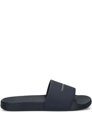 Tommy Hilfiger logo-print slides - Blue