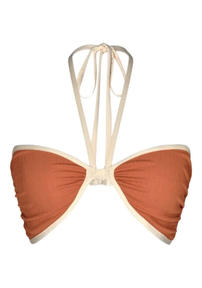 Johanna Ortiz Destello Solar bikini top - Orange