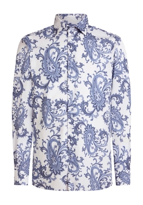 ETRO paisley cotton shirt - White
