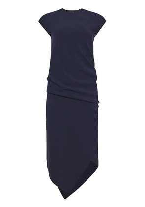 Proenza Schouler draped-detail asymmetric dress - Blue