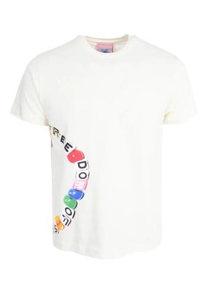 FREEDOM OF SPACE graphic-print T-shirt - White