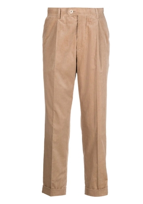 Brunello Cucinelli corduroy straight-leg trousers - Neutrals
