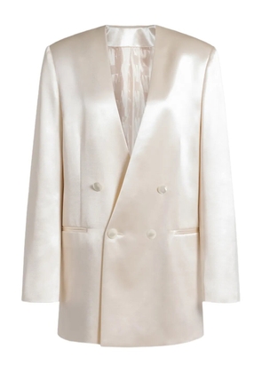 Alberta Ferretti double-breasted jacket - Neutrals