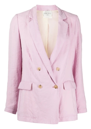 Forte Forte double breasted blazer - Pink