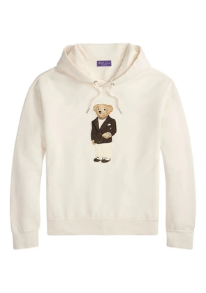 Ralph Lauren Collection graphic hooded sweatshirt - Neutrals