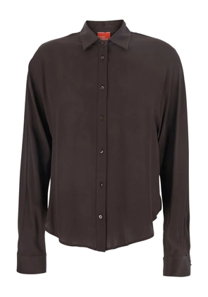 Merci button-fastening shirt - Brown